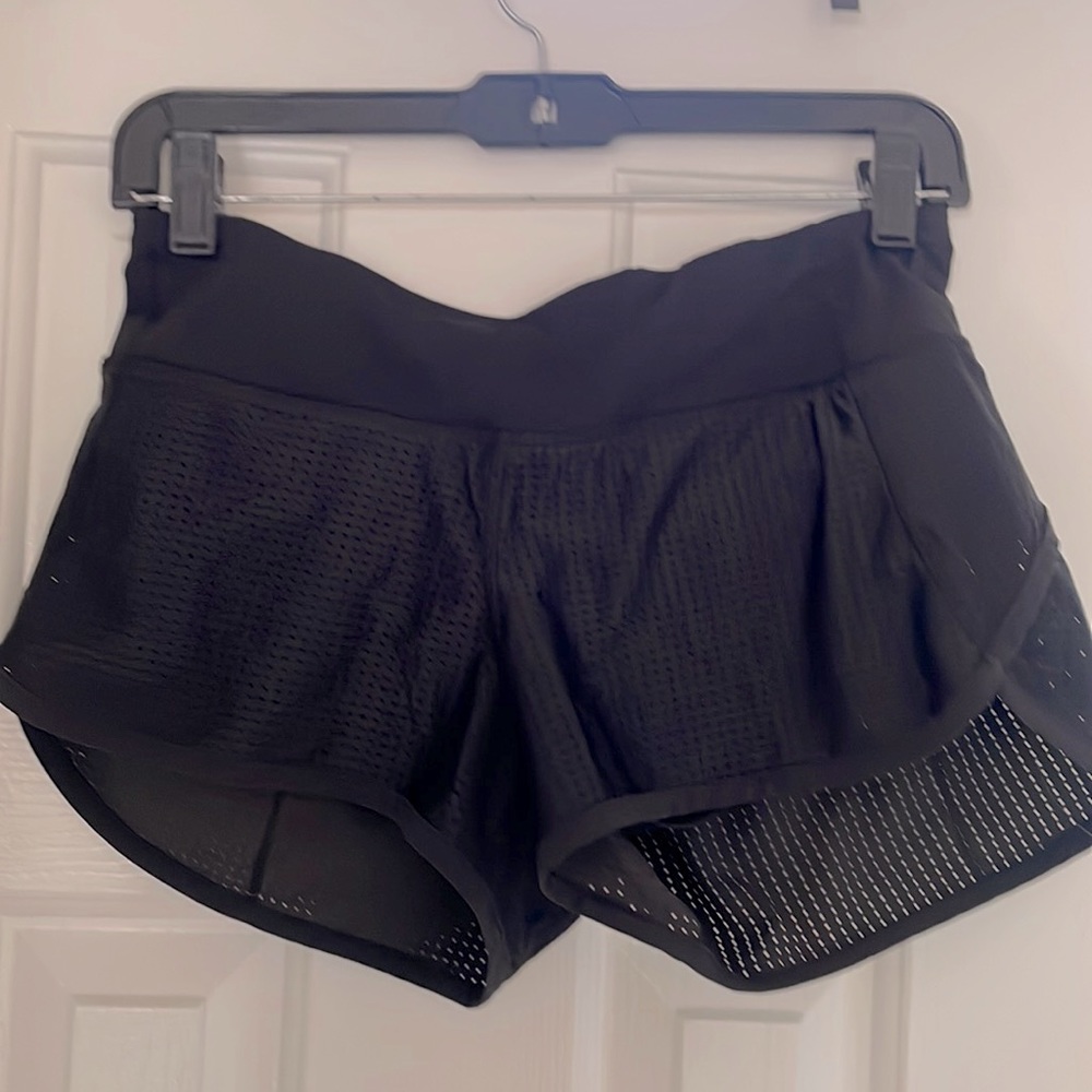Lululemon Speed Shorts 2.5". **Mesh Material*